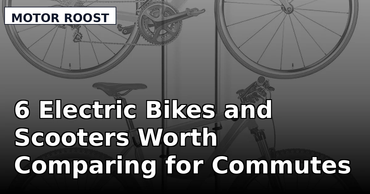 6 Electric Bikes and Scooters Worth Comparing for Commutes and Trails