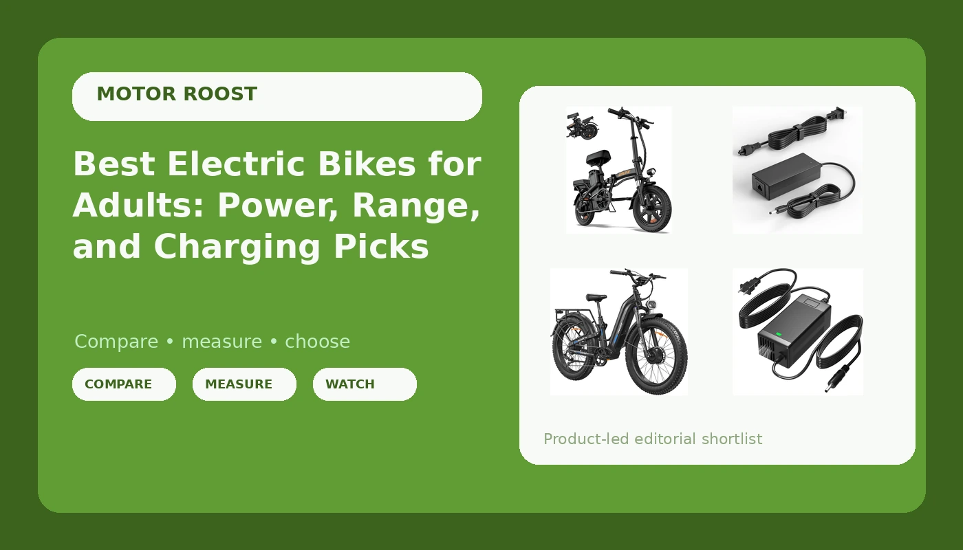 Best Electric Bikes for Adults: Power, Range, and Charging Picks