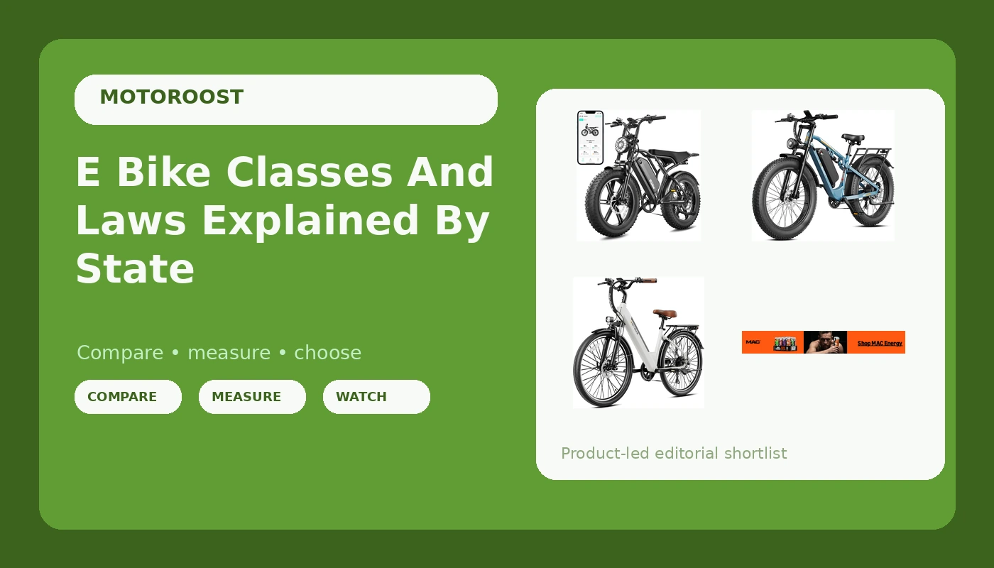 E Bike Classes And Laws Explained By State - Motor Roost review with measurements and honest opinion