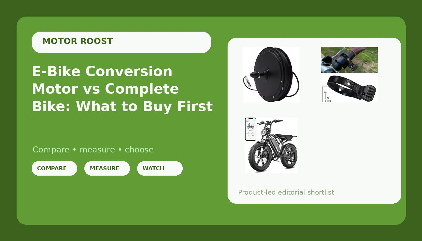 E-Bike Conversion Motor vs Complete Bike: What to Buy First