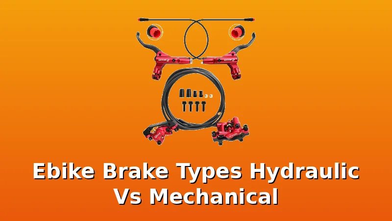 Ebike Brake Types Hydraulic Vs Mechanical - Motor Roost review with measurements and honest opinion
