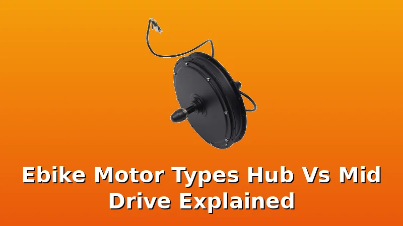 Ebike Motor Types Hub Vs Mid Drive Explained - Motor Roost review with measurements and honest opinion