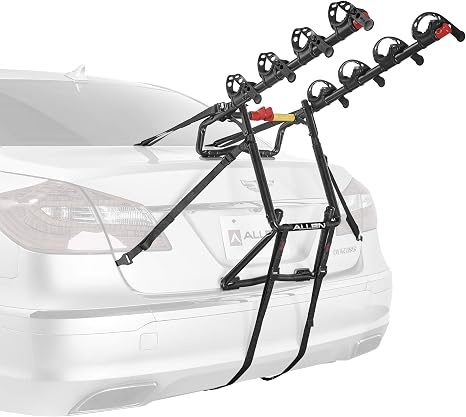 Allen Sports Premier 4-Bike Trunk Rack, Model S104, Black