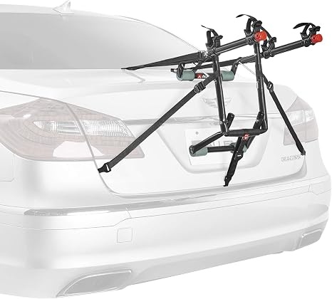Allen Sports Deluxe 2-Bike Trunk Mount Rack, Model 102DN-R, Black
