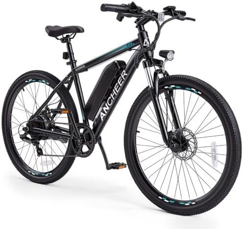 ANCHEER 26" 749WPeak Electric Mountain Bike for Adults 499WH 50Mile 19.8MPH