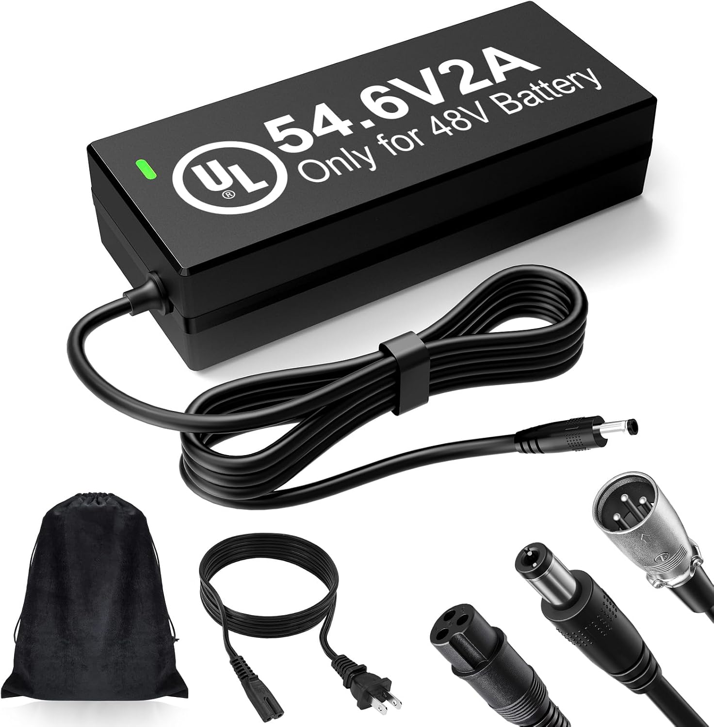 48V Lithium Battery Charger UL Certified (B0DYNP9X7Z)