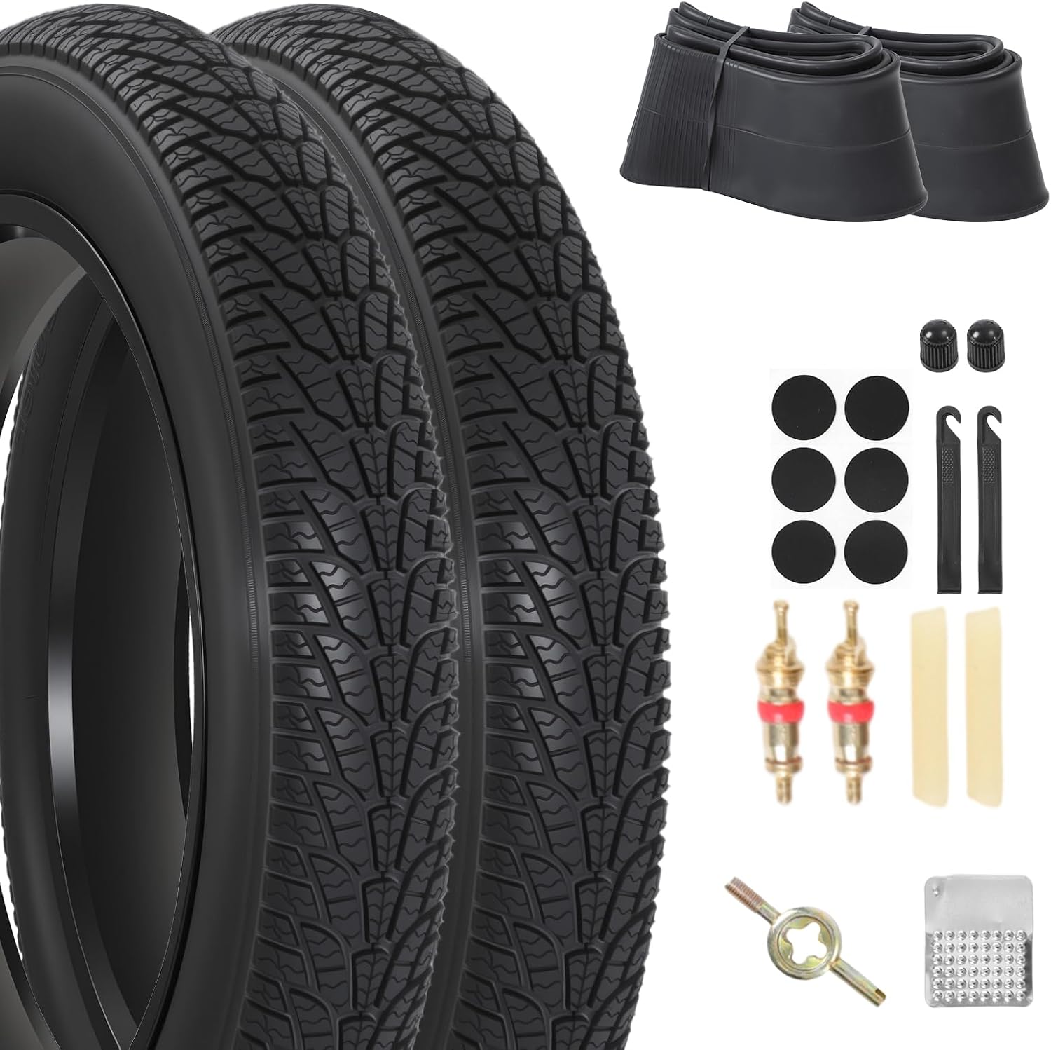 20x4.0/20x3.0/26x4.0 Fat Bike Tires with Tubes (B0FKHP6V2Z)