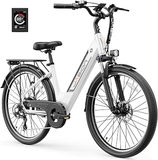 Jasion Roamer/ST Electric Bike for Adults, 26'' Commuter Ebike 1200W 528WH...