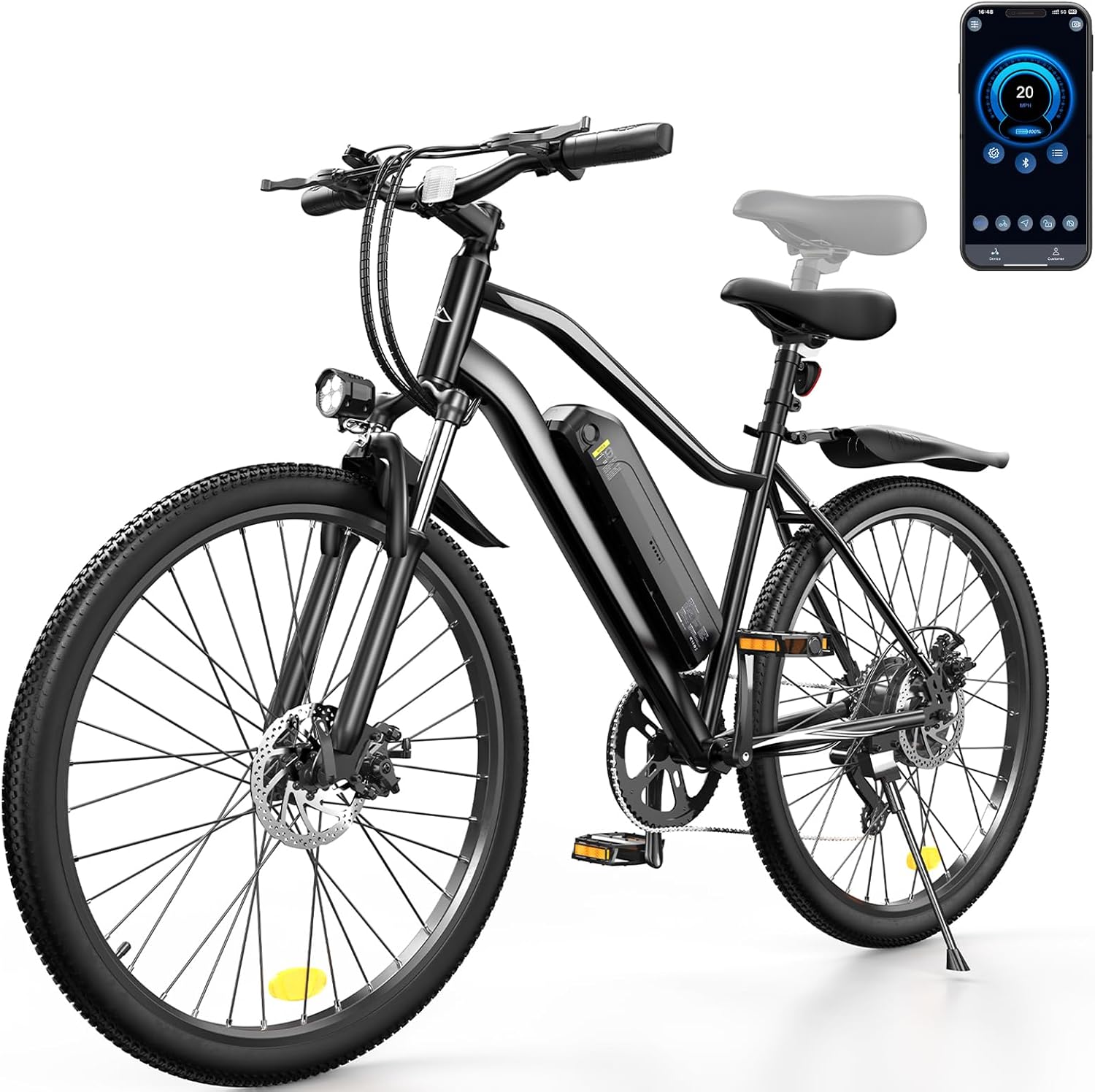 1500W peak 26 inch electric commuter bike
