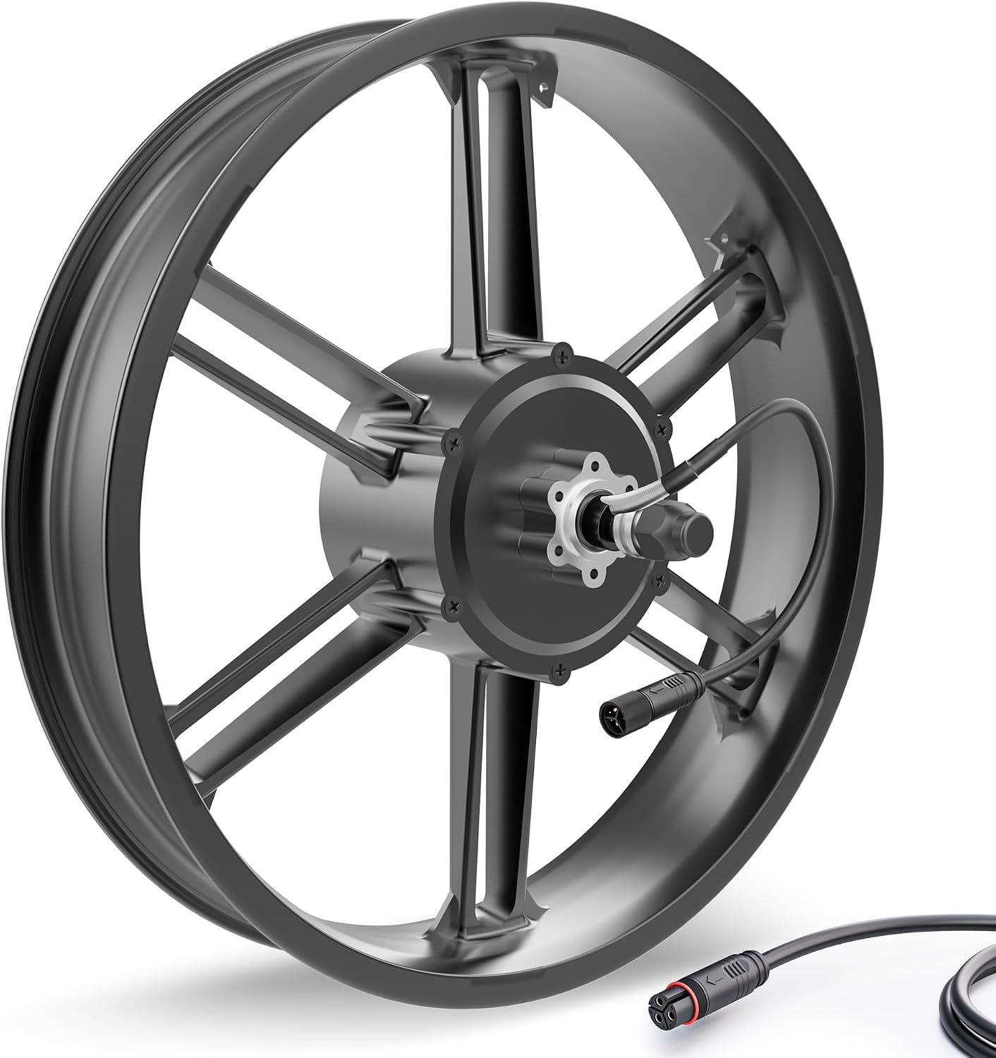 20 x 4.0 inch Fat Tire E-bike Rear Wheel, 48V 1000W Motor, Mag Wheels